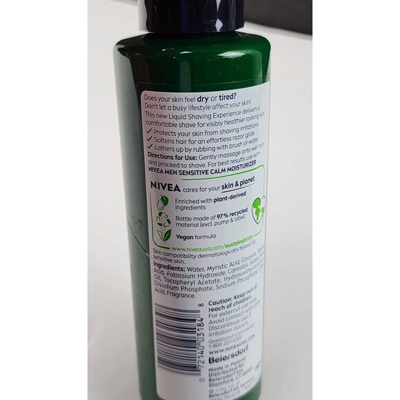 NIVEA Men Sensitive Calm Liquid Shaving Cream - Picture 3 of 8